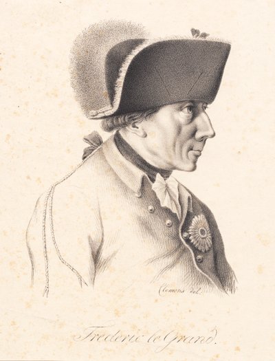 Frederik de Grote door J.F. Clemens