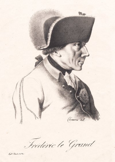 Frederik de Grote door J.F. Clemens