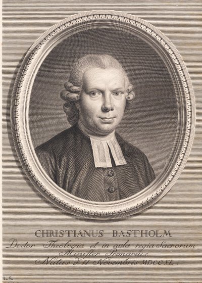 Kgl. biechtvader Christian Bastholm door J.F. Clemens