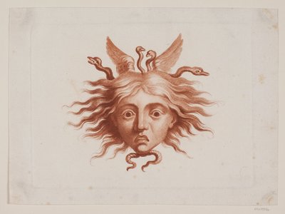 Medusahoofd door J.F. Clemens