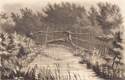 De tuin van Sanderumgaard door J.F. Clemens