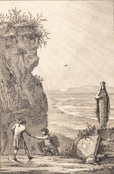 Titelgravure voor Olavides door J.F. Clemens