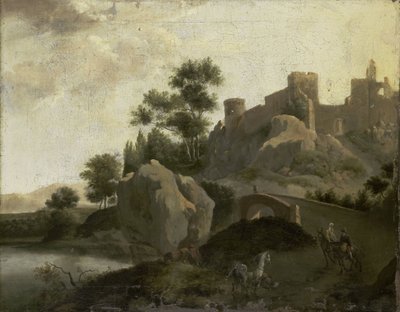 Italiaans Landschap door J.G. Schieblius