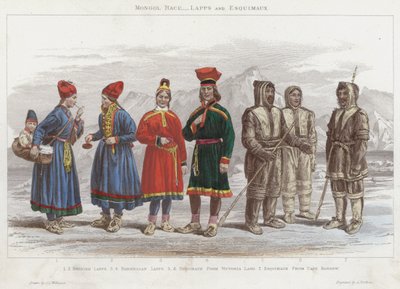 Mongoolse Ras, Lappen en Eskimo
