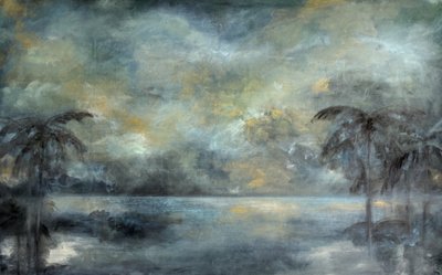 Stemmige tropische reflecties door JMF FINE ART