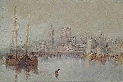 Beaugency, ca. 1830 door Joseph Mallord William Turner