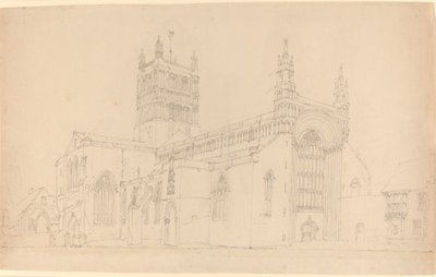Tewkesbury Abdij door Joseph Mallord William Turner