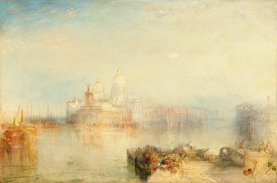 De Dogana en Santa Maria della Salute, Venetië, 1843 door Joseph Mallord William Turner