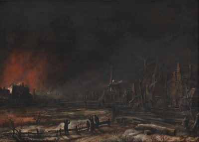 Een Zwitsers landschap met de berg Wetterhorn door J.P. Møller