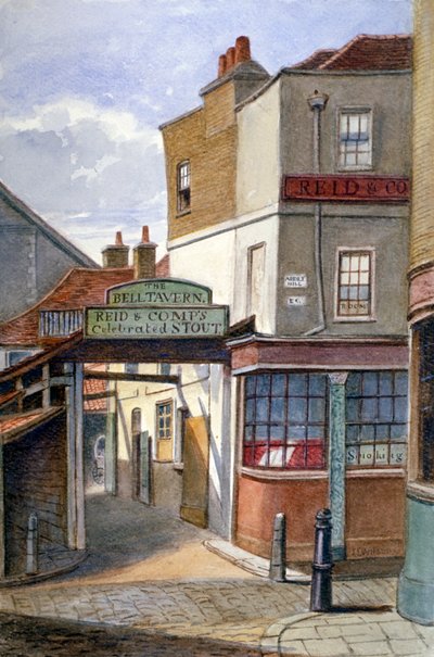 Bell Tavern, Addle Hill, Londen, 1868 door JT Wilson