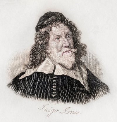 Inigo Jones (gravure) door J.W. Cook