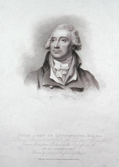 Philip James de Loutherbourg door J. (after) Jackson