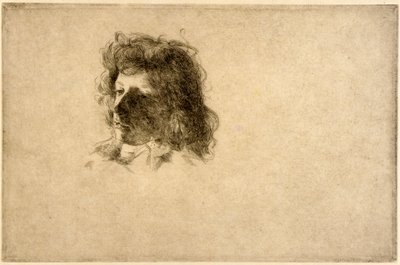 Een hoofd door J. Alden Weir