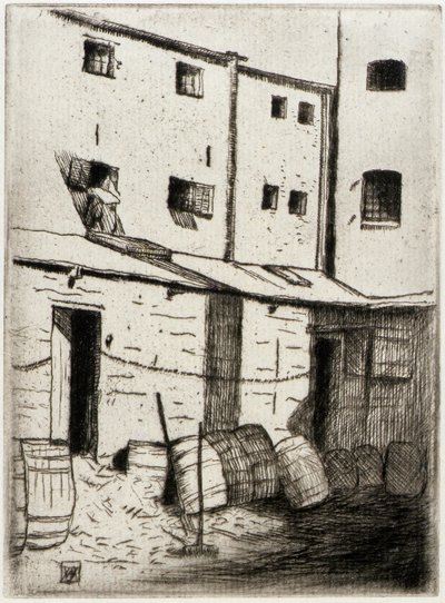 Coon Alley door J. Alden Weir