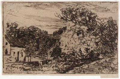 Glebe boerderij - eiland Man door J. Alden Weir