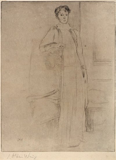 Staand Figuur nr. 1 door J. Alden Weir