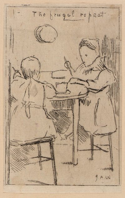 De spaarzame maaltijd - het eiland Man door J. Alden Weir