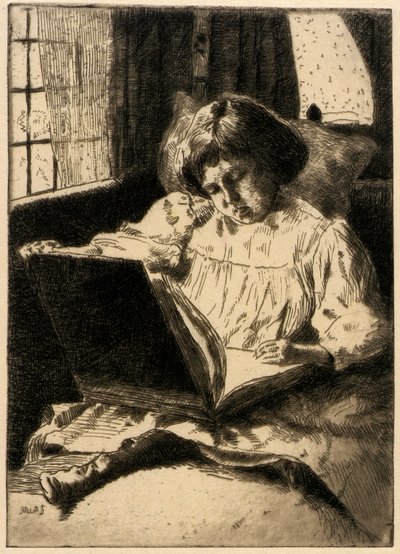 Het prentenboek door J. Alden Weir