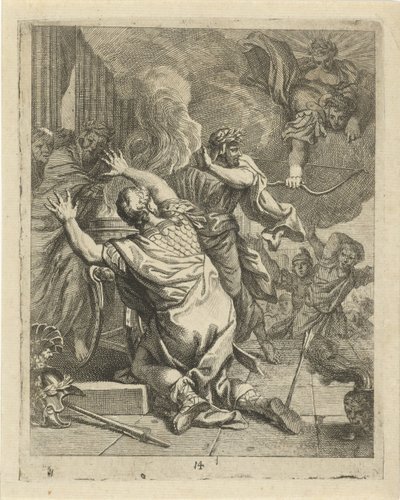 Dood van Achilles door J. Alexander Janssens