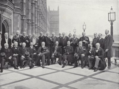 Groep van Edelen en Lagerhuisleden door J. Benjamin Stone