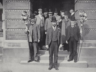 Hocktide in Hungerford, Constable en Tutti Mannen door J. Benjamin Stone