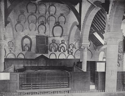 Hoefijzer Hulde in Oakham Kasteel door J. Benjamin Stone