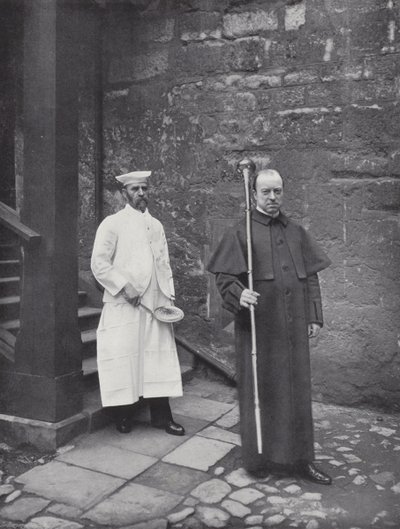 Pannenkoek Gooien op Westminster School, het Binnenbrengen van de Pannenkoek door J. Benjamin Stone