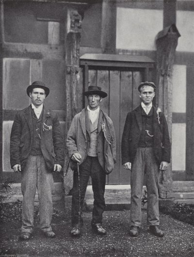 Stratford-on-Avon Mop, staan voor Huur door J. Benjamin Stone