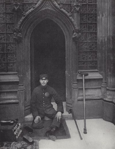 De Schoenpoetser van het Lagerhuis door J. Benjamin Stone
