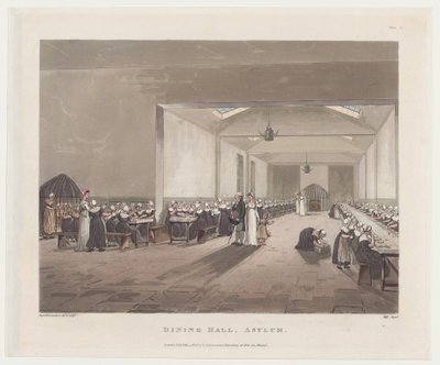 Eetzaal, Asiel door J. Bluck