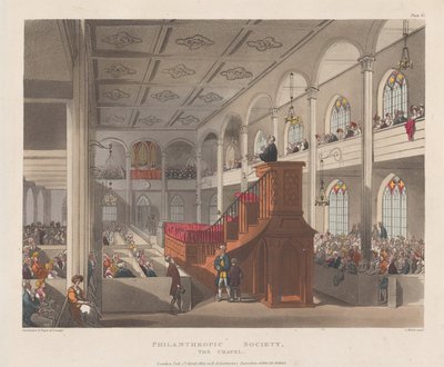 Filantropische Vereniging, De Kapel, 1 april 1809 door J. Bluck