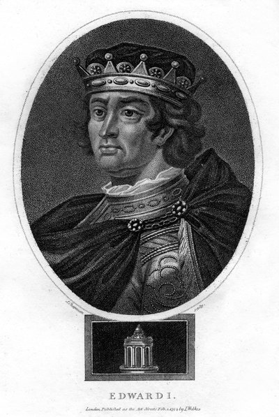 Edward I van Engeland, 1804 door J. Chapman