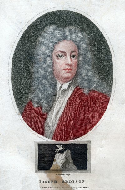 Joseph Addison, Engels politicus en schrijver, 1796 door J. Chapman