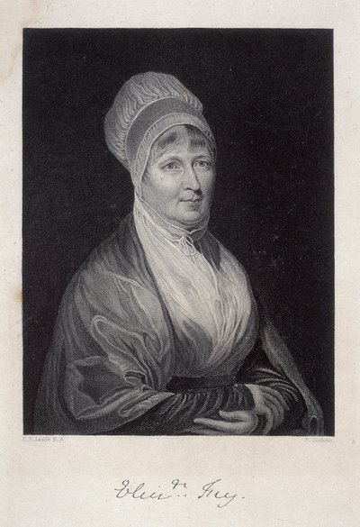 Elizabeth Fry, 1844 door J. Cochran