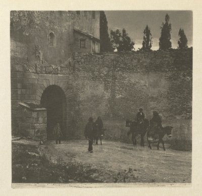 Een Poort - Segovia door J. Craig Annan