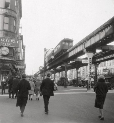 Flatbush Avenue, New York City, VS, 20e eeuw door J. Dearden Holmes