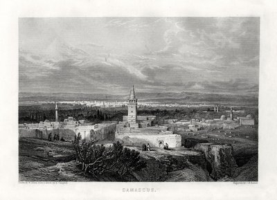Damascus, Syrië door J. H. Kernot