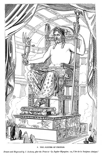 De Jupiter van Phidias door J. Jackson