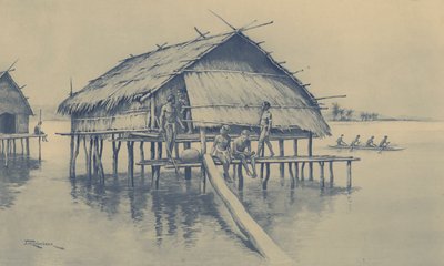 Marienedorp van Nieuw-Guinea door J. Macfarlane