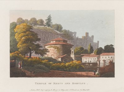 Tempel van Romulus en Remus door J. Merigot