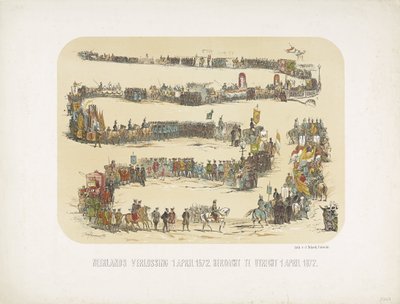 Neerlands Verlossing 1 April 1572. Herdacht te Utrecht 1 April 1872 door J. Nikerk