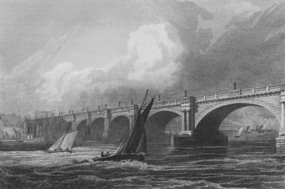 Strandbrug, Londen door John Preston Neale