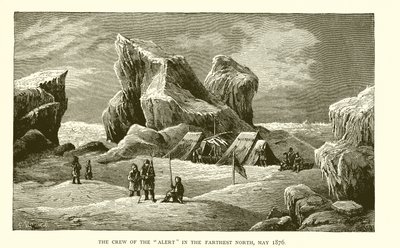 De bemanning van de Alert in het verste noorden, mei 1876 door J. R. Sinclair