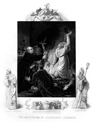 Het Martelaarschap van Aartsbisschop Cranmer door J. Rogers