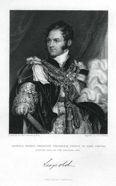 Prins Leopold van Saksen-Coburg-Saalfeld door J. Thomson