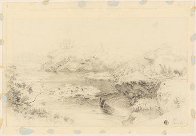 Vijver met Waterlelies door Jabez Bligh