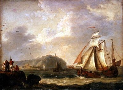 Een Nederlandse Pink Keert Terug naar de Kust door Jacob Philippe Hackert