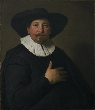 Portret van een man door Jacob Adriensz Backer