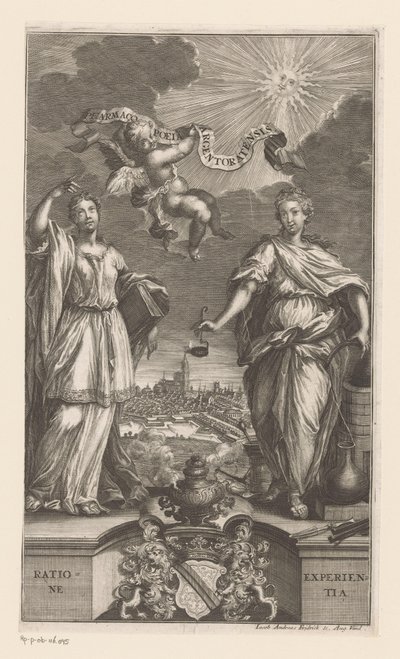 Allegorie op de geneeskunde in Straatsburg door Jacob Andreas Fridrich (I)