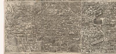 Plattegrond van Rome ten tijde van keizer Augustus door Jacob Bos